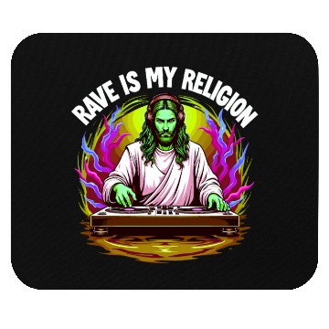 Discover Rave Techno House Party EDM Festival Goa Electro Mouse Pads