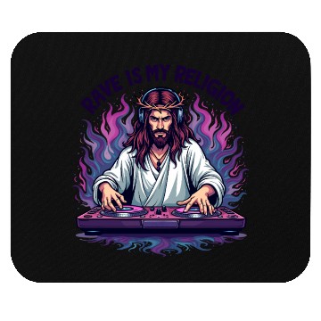 Discover Rave Techno House Party EDM Festival Goa Electro Mouse Pads