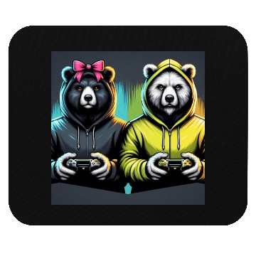 Discover Gamer Bears Mouse Pads
