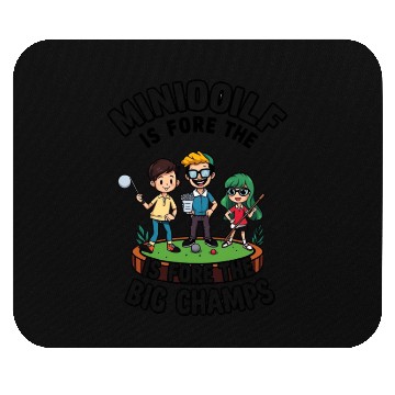 Discover Mini Golf Retro Cartoon on Champion Mouse Pads