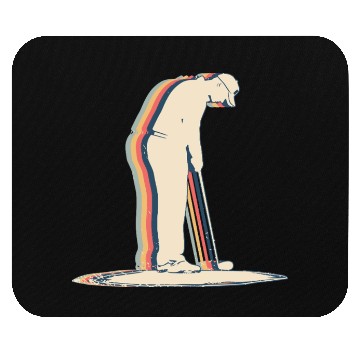 Discover Mini Golf Golfer Golfing Miniature Golf Retro Mouse Pads