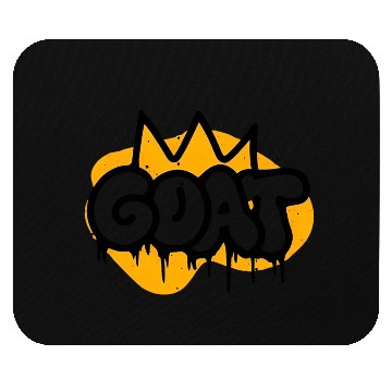 Discover Minimalist Graffiti Art Featuring Bold GOAT Mouse Pads