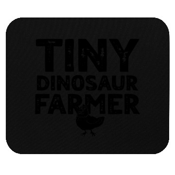 Discover Dinosaur Funny Dino Farmer - Tiny Dinosaur farmer Mouse Pads