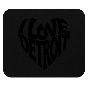 Discover I Love Detroit Mouse Pads