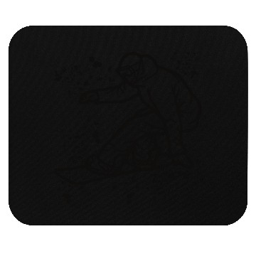 Discover Snowboarder Snowboard Snowboarding Mouse Pads