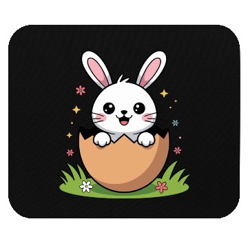 Discover Easter Bunny Hatching Kawaii Egg Mouse Pads