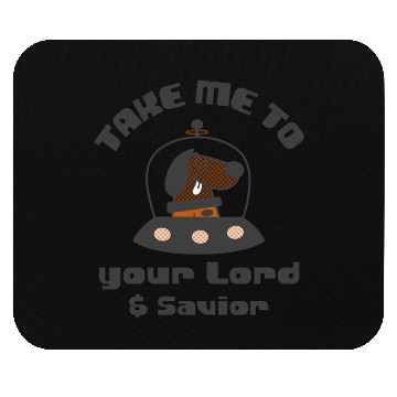 Discover SPACE ALIEN DOG Mouse Pads