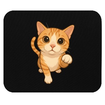 Discover Cute Meow Cat Design for Cat Lovers Mouse Pads