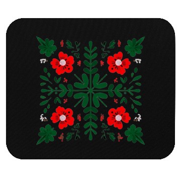 Discover Folk Floral Mandala Mouse Pads