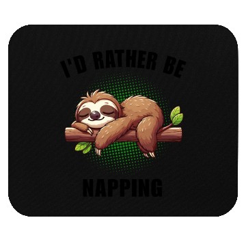 Discover Cute Sleeping Sloth Mouse Pads