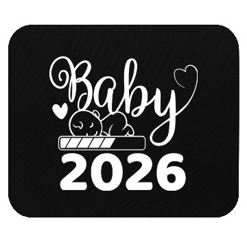 Discover Baby 2026 Loading Expecting Joyful Arrival Mouse Pads