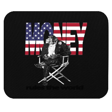 Discover Money rules the world Mouse Pads