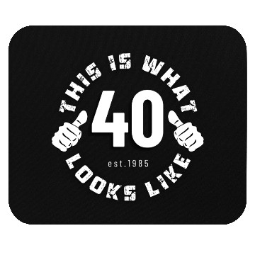 Discover 40 Year Old Birthday design for men born in 1985 Mouse Pads