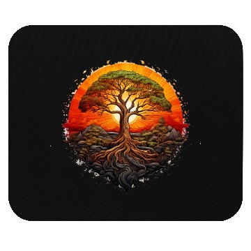 Discover Tree of Life Long Mouse Pads