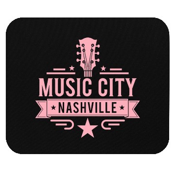 Discover Music City Nashville Guitar Tennessee Mouse Pads