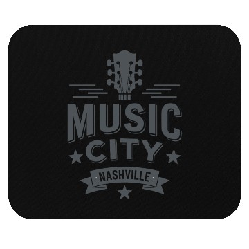 Discover Music City Nashville Guitar Tennessee Mouse Pads
