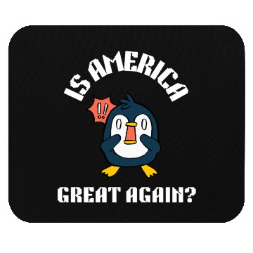 Discover Funny no tariffs penguin Mouse Pads
