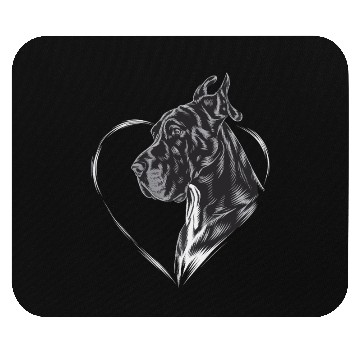 Discover Great Dane Mouse Pads