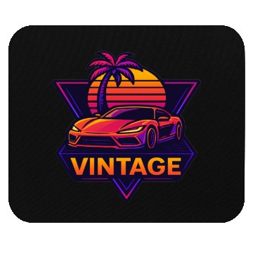 Discover Retro Drive – Neon Synthwave Speed Mouse Pads