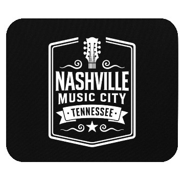 Discover Nashville Music City Guitar Tennessee Mouse Pads