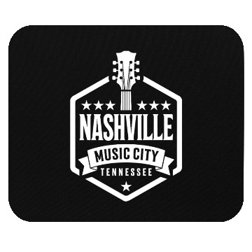 Discover Nashville Music City Guitar Tennessee Mouse Pads