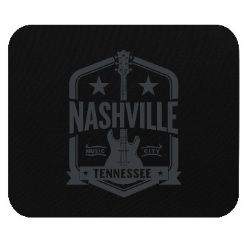 Discover Nashville Music City Guitar Tennessee Mouse Pads