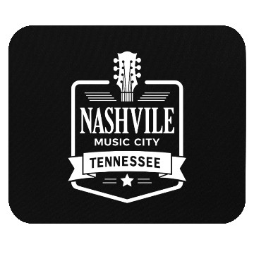 Discover Nashville Music City Guitar Tennessee Mouse Pads