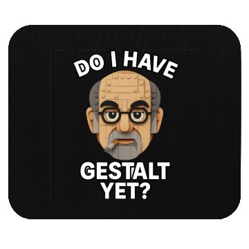Discover Gestalt brick face Mouse Pads