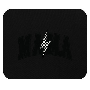 Discover Mama Checkered Bolt Mothers Day Mouse Pads