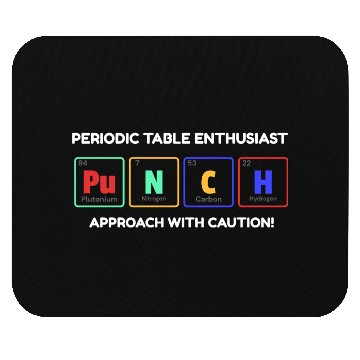 Discover Periodic Table Enthusiast Mouse Pads