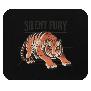 Discover Silent Fury Tiger Mouse Pads