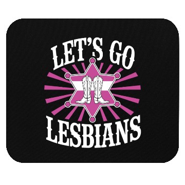 Discover Let’s Go Lesbians Subtle Lesbian Pride Mouse Pads