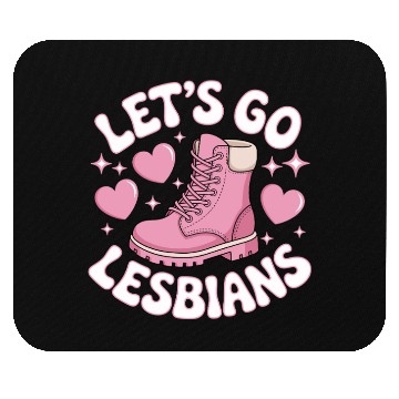 Discover Let’s Go Lesbians Subtle Lesbian Pride Mouse Pads