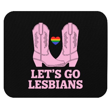 Discover Let’s Go Lesbians Subtle Lesbian Pride Mouse Pads