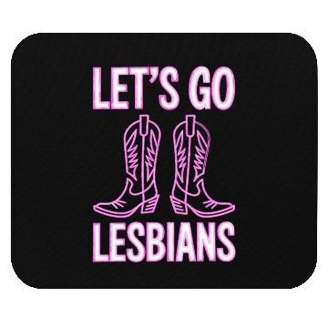 Discover Let’s Go Lesbians Subtle Lesbian Pride Mouse Pads