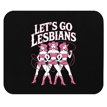 Discover Let’s Go Lesbians Subtle Lesbian Pride Mouse Pads