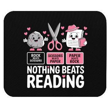 Discover Rock Paper Scissors Nothing Beats Reading Mouse Pads