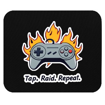 Discover Tap. Raid. Repeat. – Retro Gamer Controller On Fir Mouse Pads