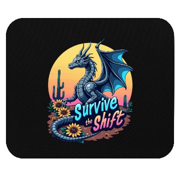 Discover Embrace The Change Survive the Shift Mouse Pads