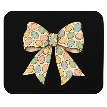 Discover Hoppy Easter Coquette Bow Mouse Pads