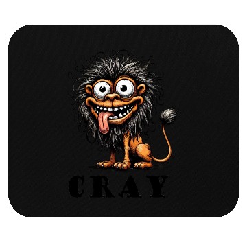 Discover cray lion Mouse Pads