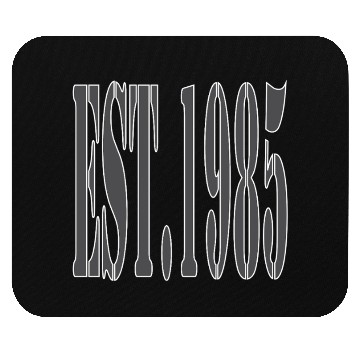 Discover EST. 1985 Gray Edition Mouse Pads – Timeless Vintage