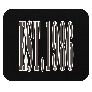 Discover EST. 1986 Retro Mouse Pads – Bold Vintage Mouse Pads for 80s