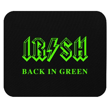Discover Irish Classic Rock - Back in Green Mouse Pads