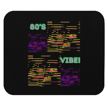 Discover 80s Aesthetic Vibes and Retro Neon Throwback Mouse Pads