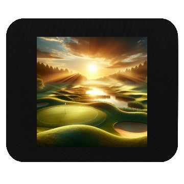 Discover Sunrise Golf Course Mouse Pads