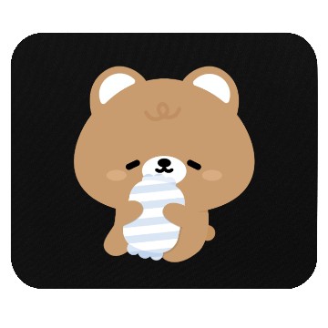 Discover Sleepy Brown Bear Mouse Pads