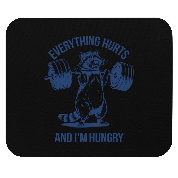 Discover Everything Hurts Fitness Gym Sport Weightlifting Mouse Pads