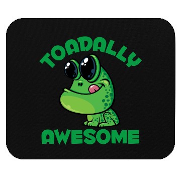 Discover Toadally Awesome Happy Cartoon Toad Mouse Pads