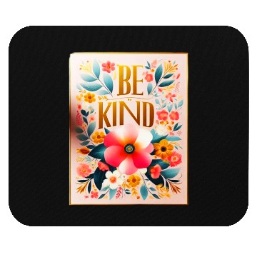 Discover Be Kind Floral Bloom Mouse Pads
